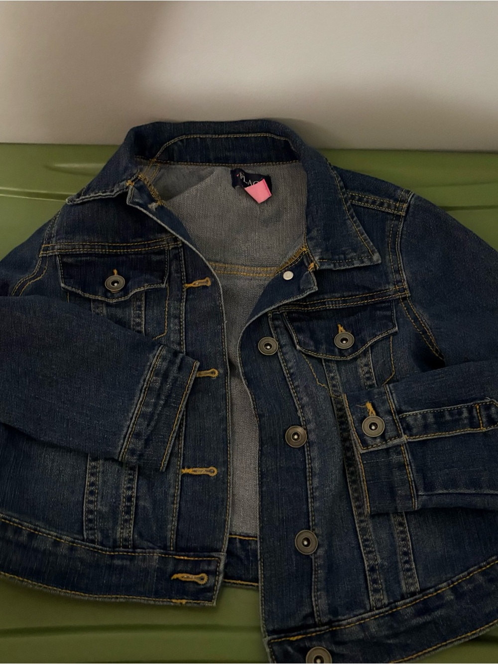 Children’s Place Dark Blue Denim Jean Jacket - Girls